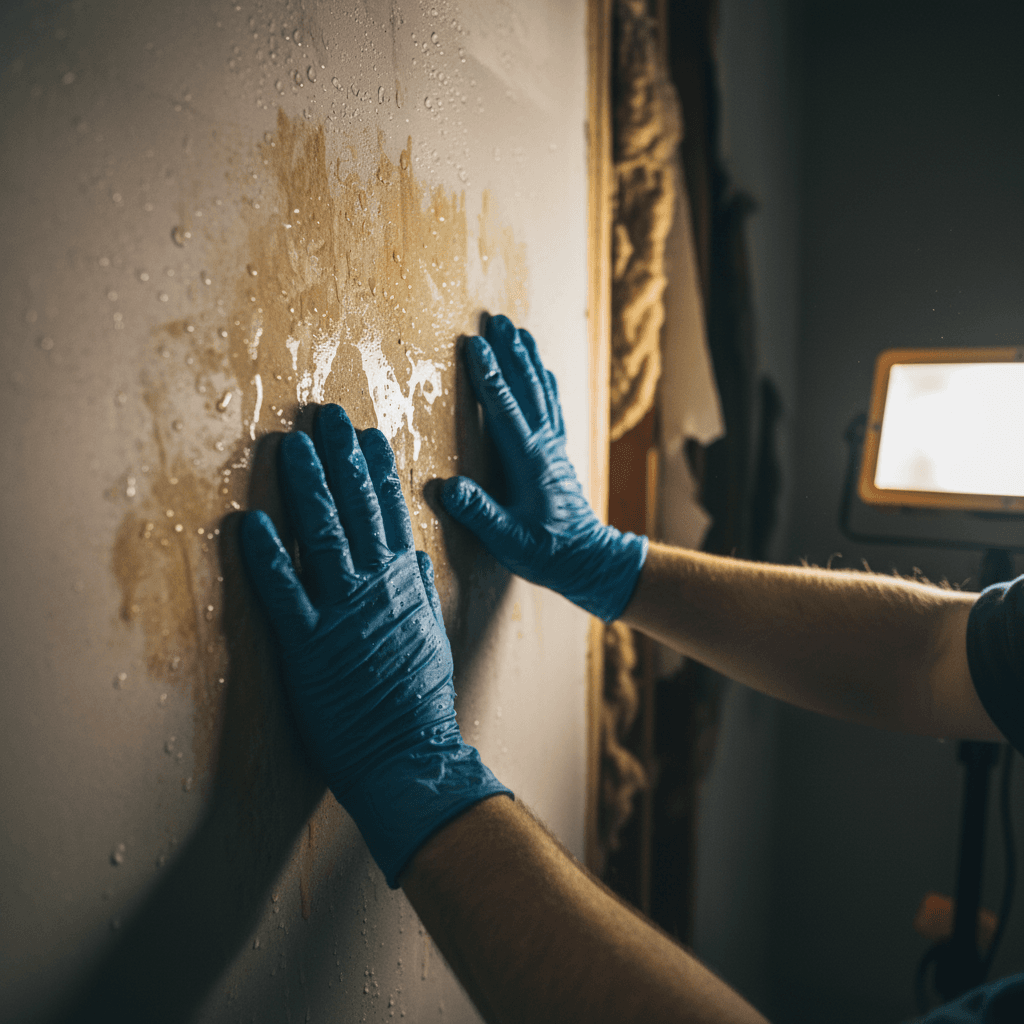 Water damage inspection and assessment