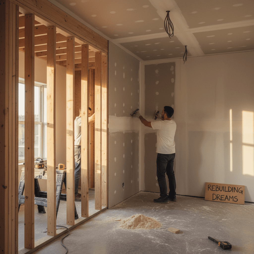 Reconstruction and finishing work